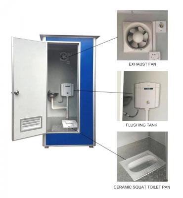 Low Price Mobile Toilet Customized Home Portable Bathroom in vendita
