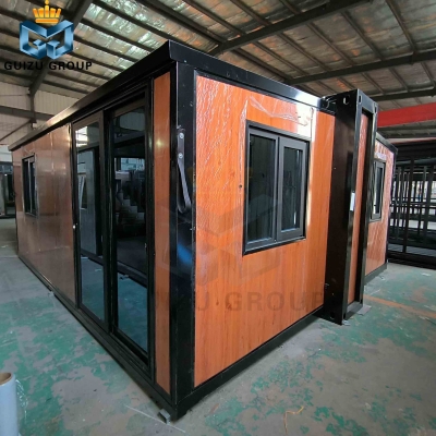 Modular Prefab  Double Wing folding expandable container house in vendita
